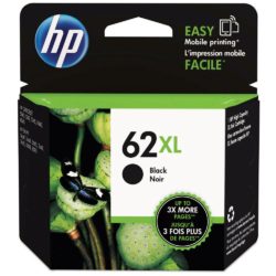 hp 62XL High Yield Ink Cartridge, Black Single Pack, C2P05AE